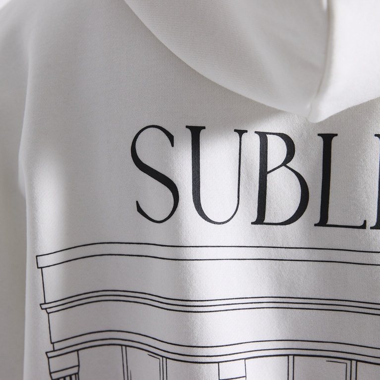 Printed hoodie "Over"